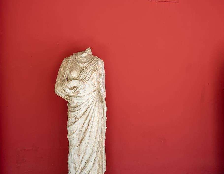 Woman statue found in Archaeological Museum of Athens