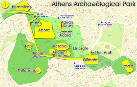 Athens archaelogical park
