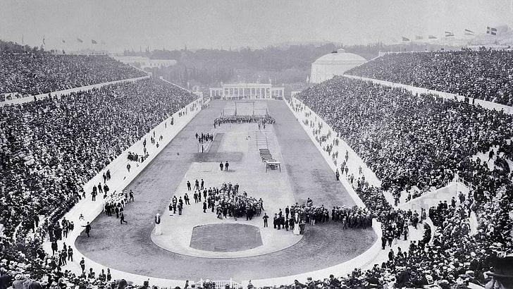 First Olympic Games in Athens at the Panathenaic Stadium (1896)